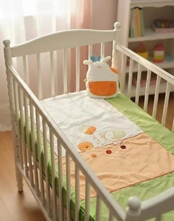 Sábana cuna infantil con cojín de jirafa, hermoso